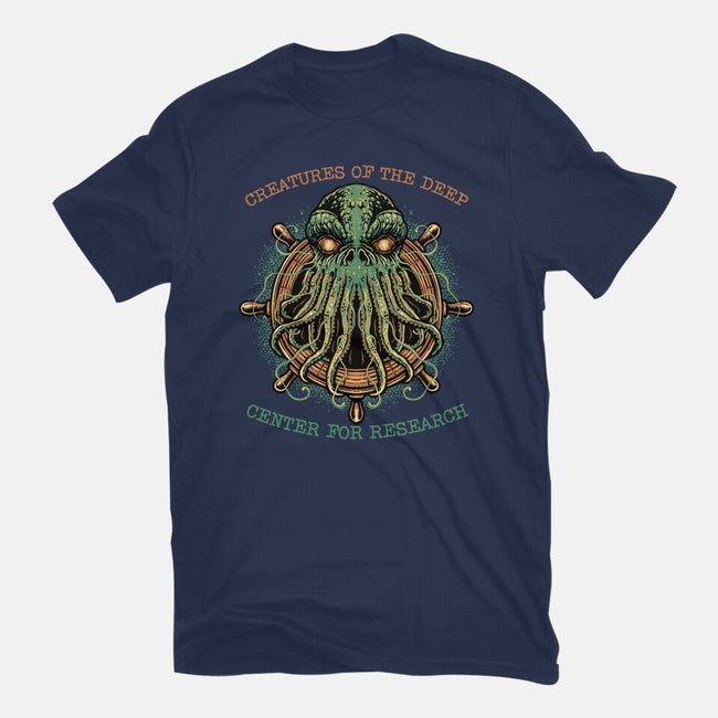 Creatures Of The Deep-Womens-Fitted-Tee-glitchygorilla