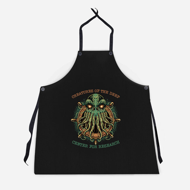 Creatures Of The Deep-Unisex-Kitchen-Apron-glitchygorilla