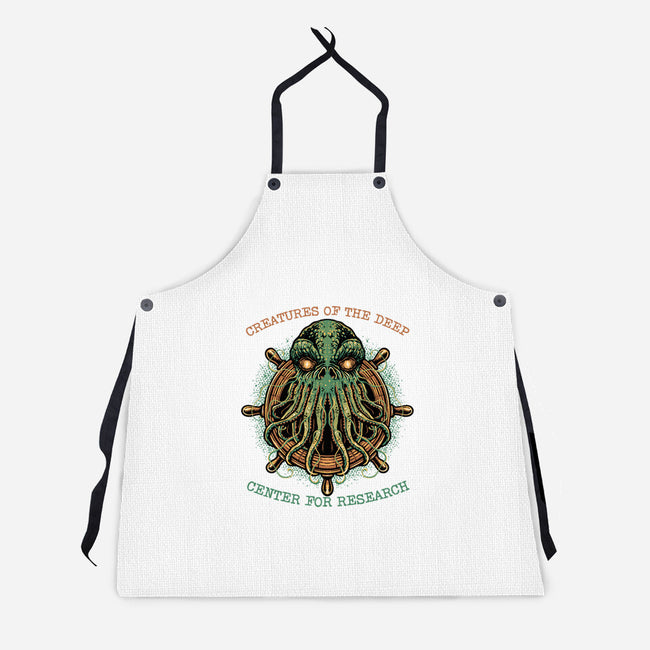 Creatures Of The Deep-Unisex-Kitchen-Apron-glitchygorilla