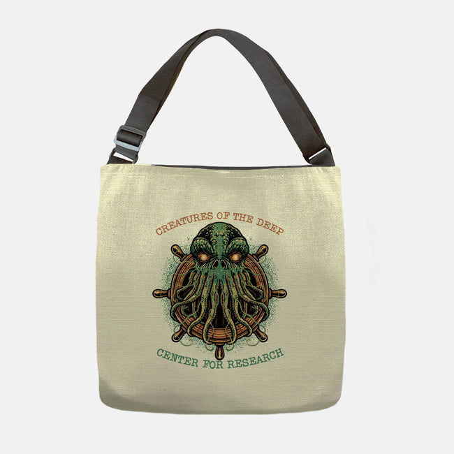 Creatures Of The Deep-None-Adjustable Tote-Bag-glitchygorilla