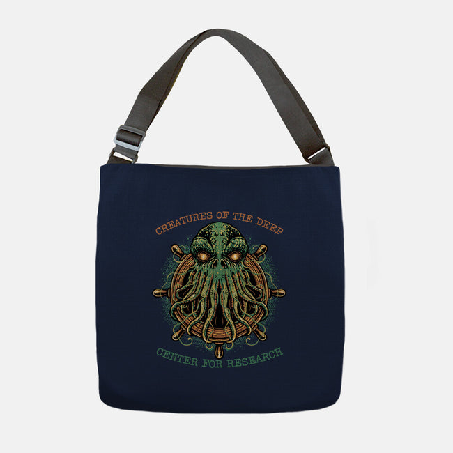 Creatures Of The Deep-None-Adjustable Tote-Bag-glitchygorilla