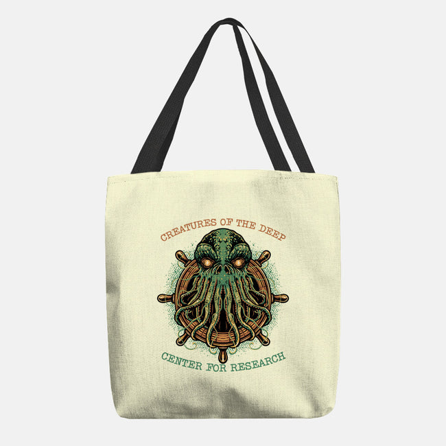 Creatures Of The Deep-None-Basic Tote-Bag-glitchygorilla