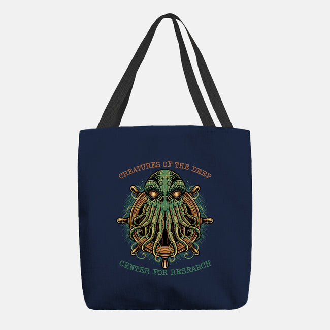 Creatures Of The Deep-None-Basic Tote-Bag-glitchygorilla