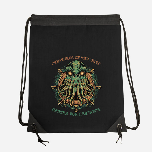 Creatures Of The Deep-None-Drawstring-Bag-glitchygorilla