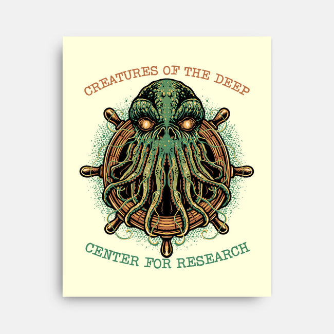 Creatures Of The Deep-None-Stretched-Canvas-glitchygorilla