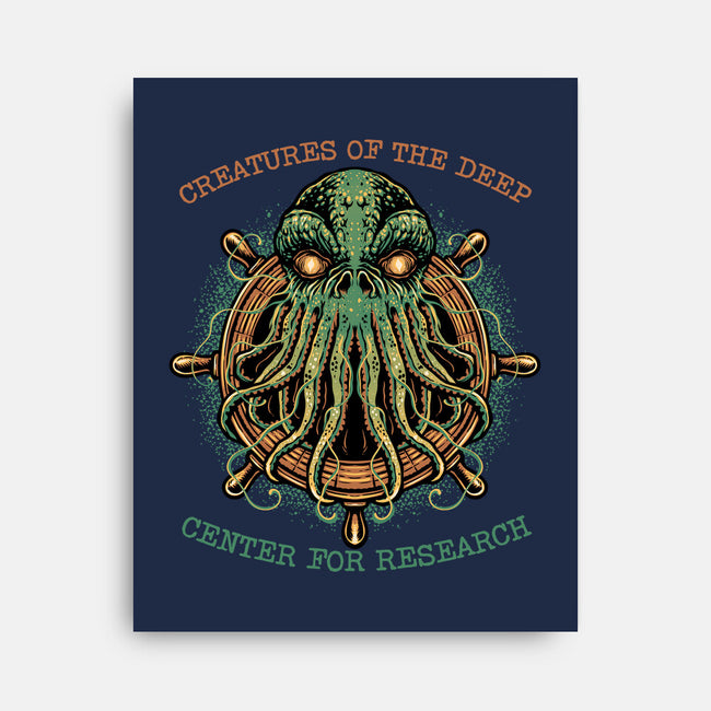 Creatures Of The Deep-None-Stretched-Canvas-glitchygorilla