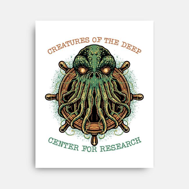 Creatures Of The Deep-None-Stretched-Canvas-glitchygorilla