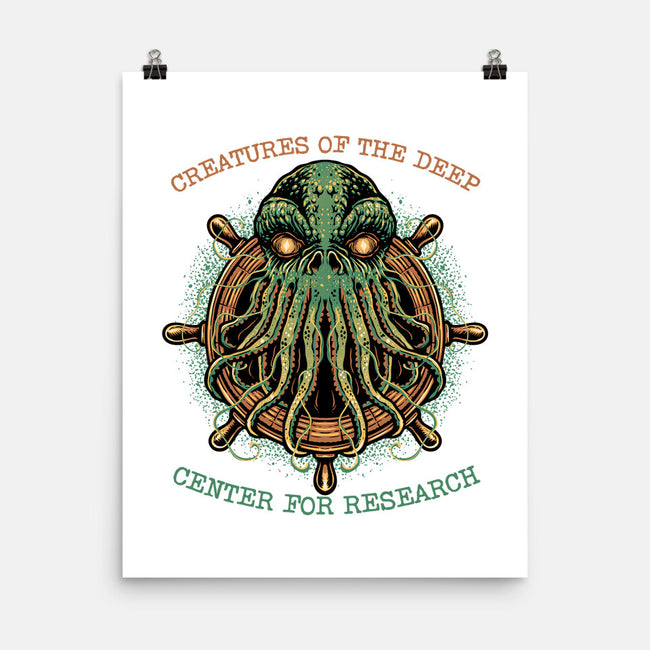Creatures Of The Deep-None-Matte-Poster-glitchygorilla