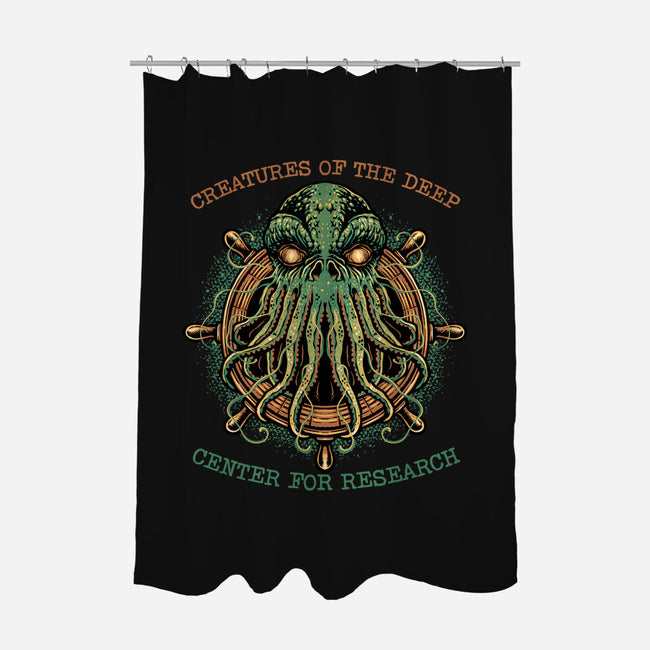 Creatures Of The Deep-None-Polyester-Shower Curtain-glitchygorilla