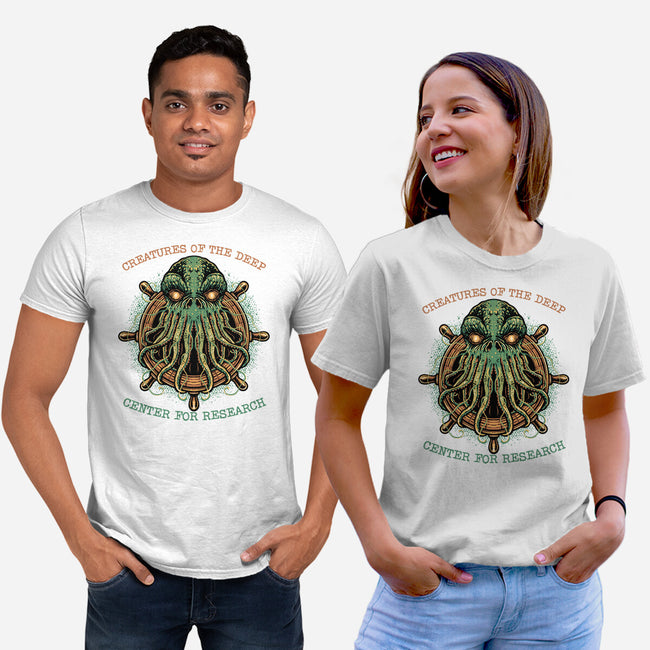 Creatures Of The Deep-Unisex-Basic-Tee-glitchygorilla