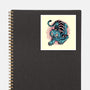 Blue Tiger Companion-None-Glossy-Sticker-glitchygorilla