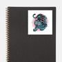 Blue Tiger Companion-None-Glossy-Sticker-glitchygorilla