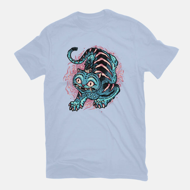 Blue Tiger Companion-Mens-Basic-Tee-glitchygorilla