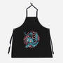 Blue Tiger Companion-Unisex-Kitchen-Apron-glitchygorilla