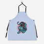Blue Tiger Companion-Unisex-Kitchen-Apron-glitchygorilla