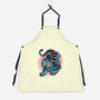 Blue Tiger Companion-Unisex-Kitchen-Apron-glitchygorilla