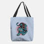 Blue Tiger Companion-None-Basic Tote-Bag-glitchygorilla