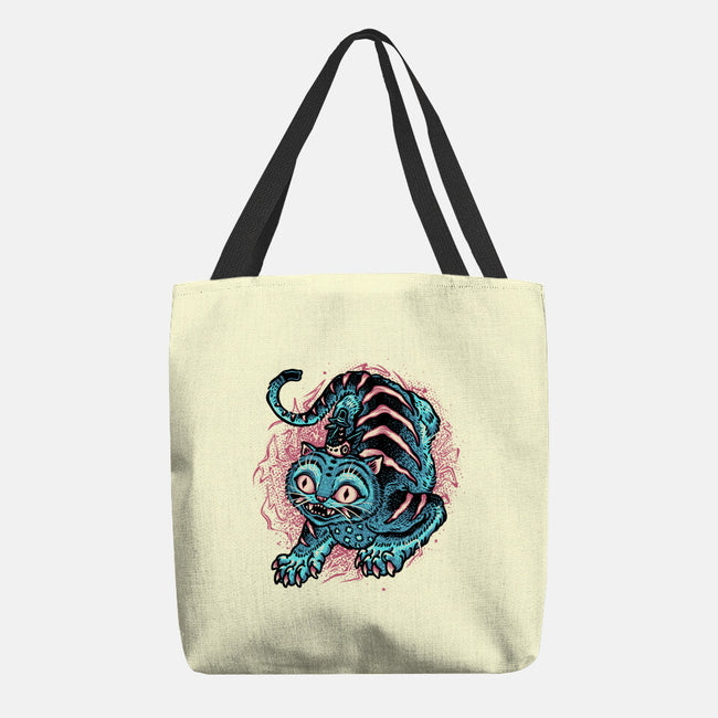 Blue Tiger Companion-None-Basic Tote-Bag-glitchygorilla