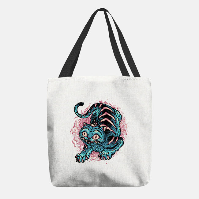 Blue Tiger Companion-None-Basic Tote-Bag-glitchygorilla