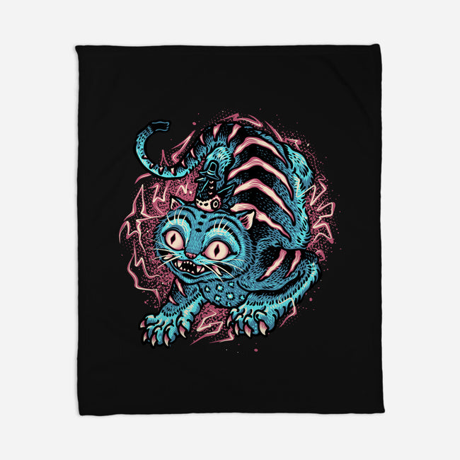 Blue Tiger Companion-None-Fleece-Blanket-glitchygorilla