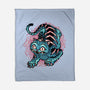 Blue Tiger Companion-None-Fleece-Blanket-glitchygorilla