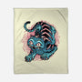 Blue Tiger Companion-None-Fleece-Blanket-glitchygorilla