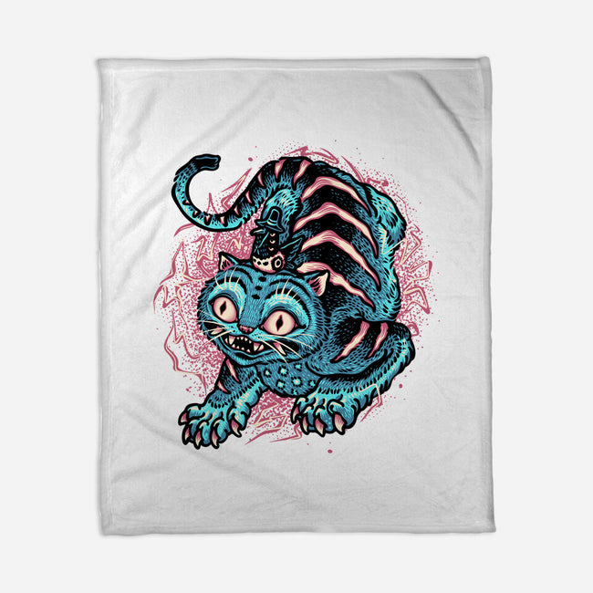 Blue Tiger Companion-None-Fleece-Blanket-glitchygorilla