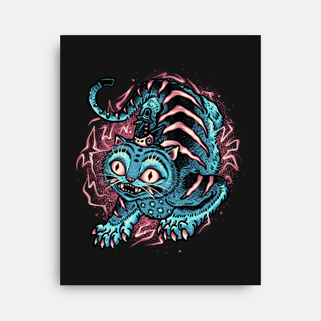 Blue Tiger Companion-None-Stretched-Canvas-glitchygorilla