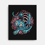 Blue Tiger Companion-None-Stretched-Canvas-glitchygorilla