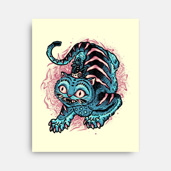 Blue Tiger Companion-None-Stretched-Canvas-glitchygorilla