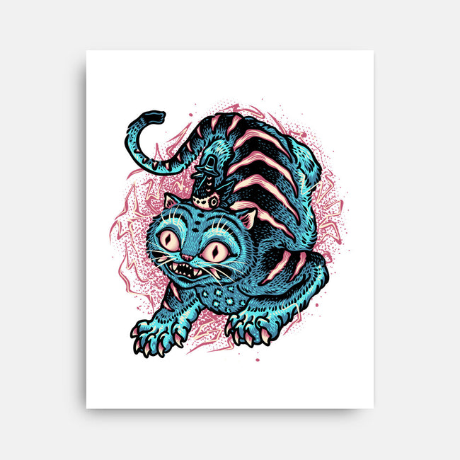 Blue Tiger Companion-None-Stretched-Canvas-glitchygorilla