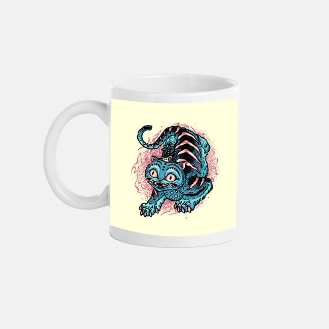 Blue Tiger Companion-None-Mug-Drinkware-glitchygorilla