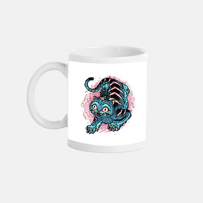 Blue Tiger Companion-None-Mug-Drinkware-glitchygorilla