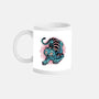 Blue Tiger Companion-None-Mug-Drinkware-glitchygorilla