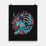 Blue Tiger Companion-None-Matte-Poster-glitchygorilla