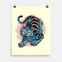 Blue Tiger Companion-None-Matte-Poster-glitchygorilla