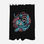 Blue Tiger Companion-None-Polyester-Shower Curtain-glitchygorilla