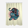 Blue Tiger Companion-None-Polyester-Shower Curtain-glitchygorilla