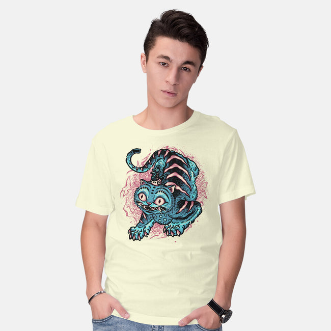 Blue Tiger Companion-Mens-Basic-Tee-glitchygorilla