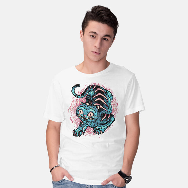 Blue Tiger Companion-Mens-Basic-Tee-glitchygorilla