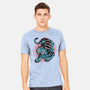 Blue Tiger Companion-Mens-Heavyweight-Tee-glitchygorilla