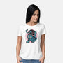 Blue Tiger Companion-Womens-Basic-Tee-glitchygorilla