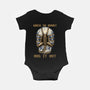 When In Doubt Hug It Out-Baby-Basic-Onesie-glitchygorilla