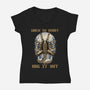 When In Doubt Hug It Out-Womens-V-Neck-Tee-glitchygorilla
