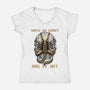 When In Doubt Hug It Out-Womens-V-Neck-Tee-glitchygorilla