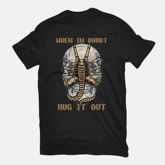 When In Doubt Hug It Out-Mens-Heavyweight-Tee-glitchygorilla