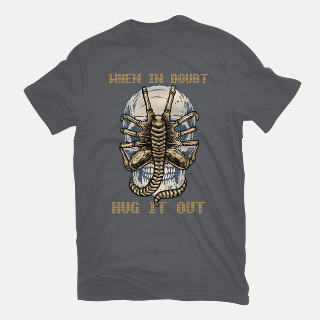When In Doubt Hug It Out-Mens-Heavyweight-Tee-glitchygorilla