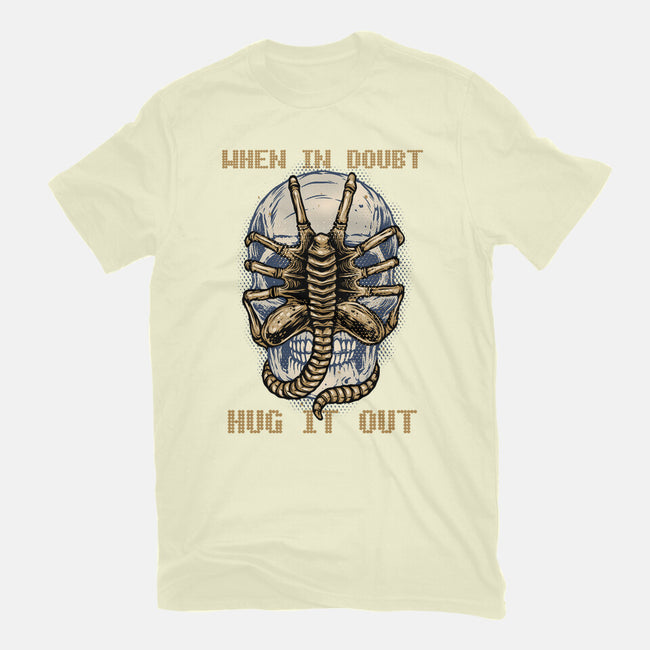 When In Doubt Hug It Out-Mens-Premium-Tee-glitchygorilla