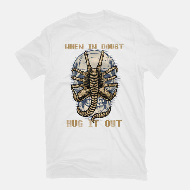 When In Doubt Hug It Out-Mens-Heavyweight-Tee-glitchygorilla