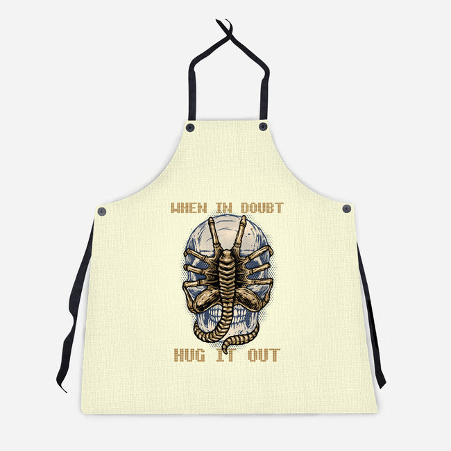 When In Doubt Hug It Out-Unisex-Kitchen-Apron-glitchygorilla